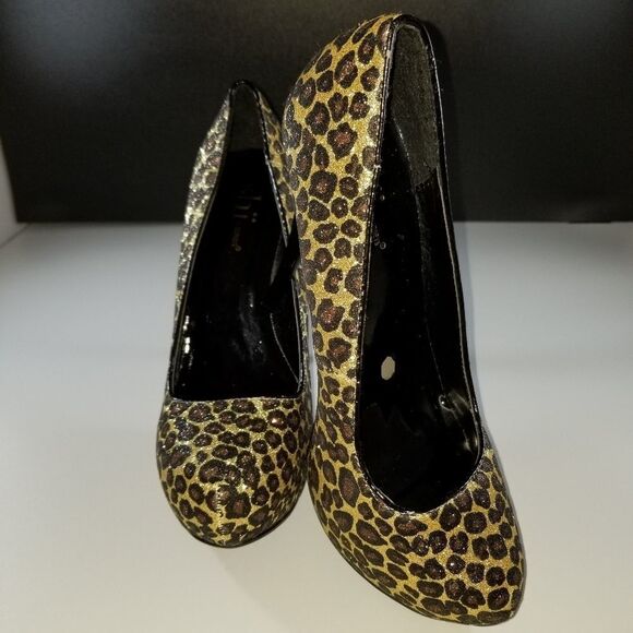 WOMEN"S ANIMAL PRINT STILETTOS PUMP SHOES - Picture 11 of 15